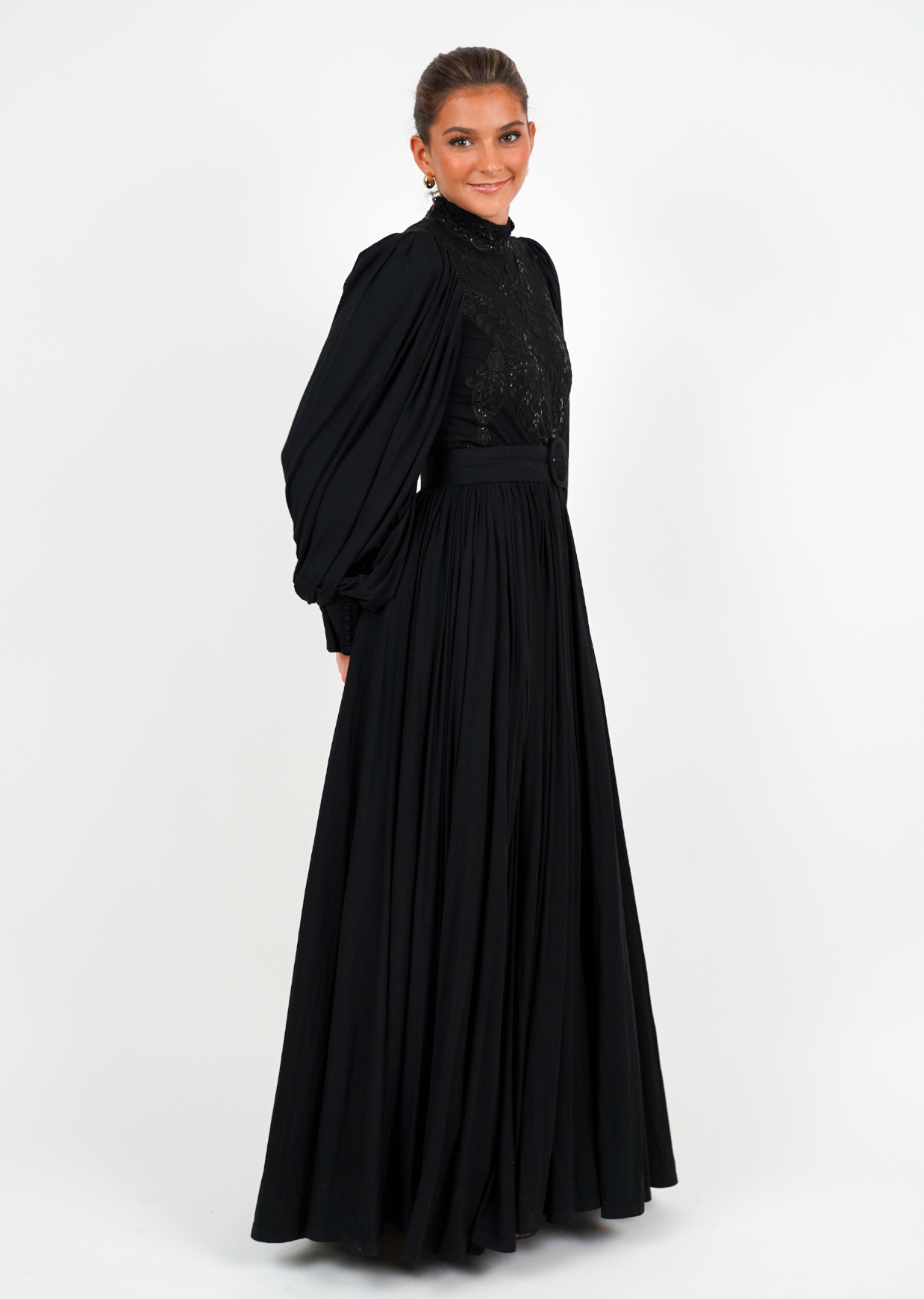 Vestido Majestuoso - Negro