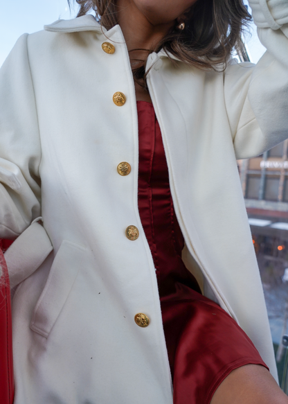 Advance sale: Sophie Coat - white