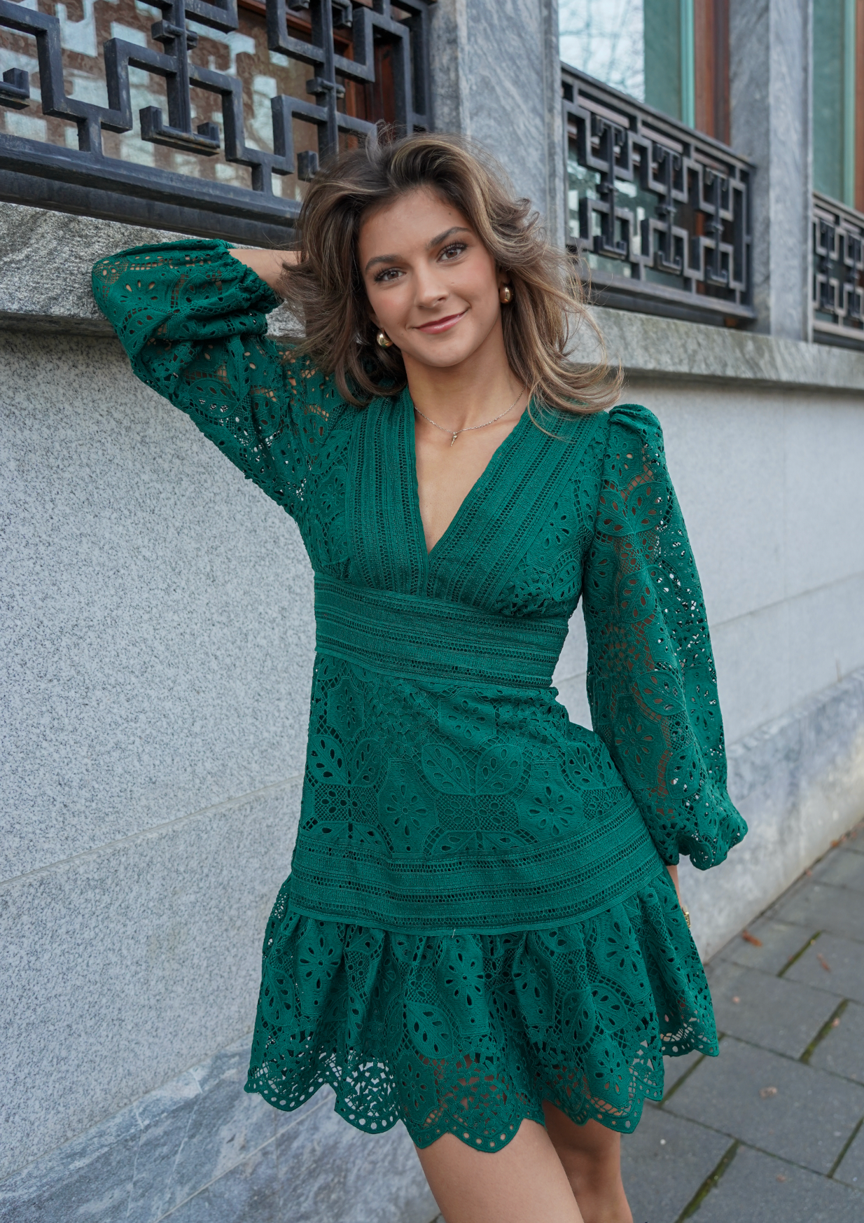 Castle dress - Deep Green