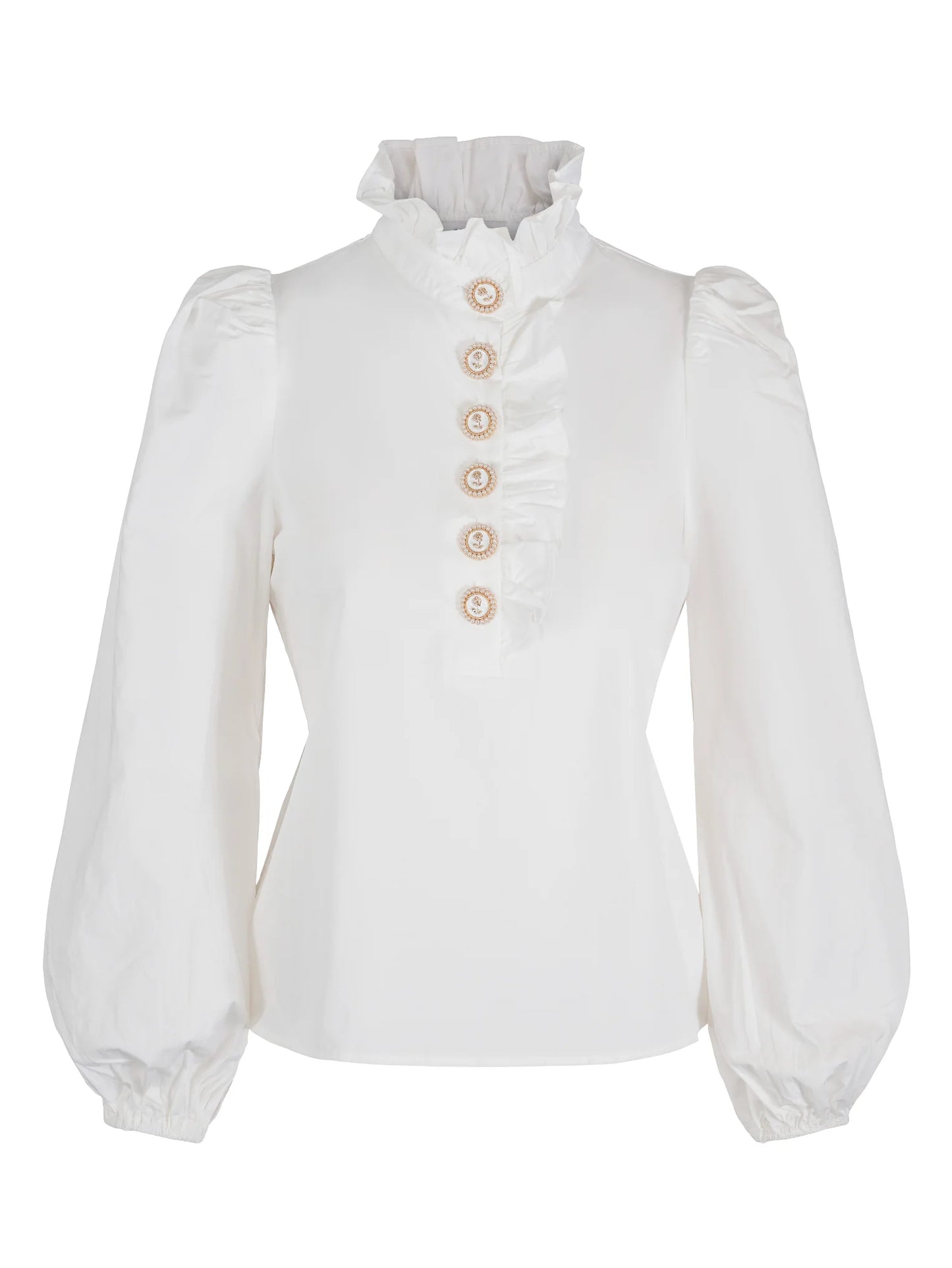 Golightly Sally Bluse - White