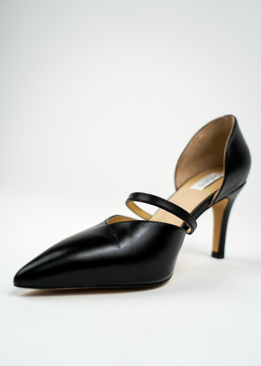 Ellemy Leather Pumps - Black Calf