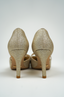 Golightly Ellemy Leather Pumps - Glittery Gold