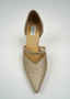 Golightly Ellemy Leather Pumps - Glittery Gold