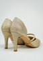 Golightly Ellemy Leather Pumps - Glittery Gold