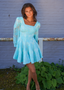 Golightly Sophie Lace kjole - Aqua