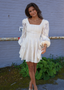 Golightly Sophie Lace kjole - Crème White