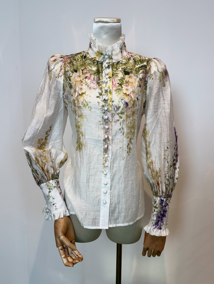 Wisteria Blouse - Floral