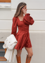 Golightly Sophie Satin kjole - Rust