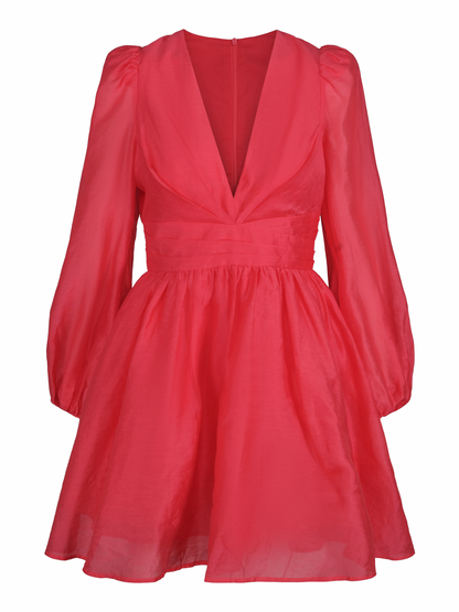 Maeve Dress - Raspberry