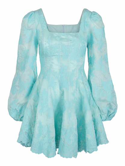 Sophie Lace Dress - Aqua