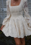 Golightly Sophie Lace kjole - Crème White