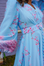 Golightly Queen kjole: Long - Blossom Print