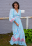 Golightly Queen kjole: Long - Blossom Print