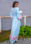 Golightly Queen kjole: Long - Blossom Print