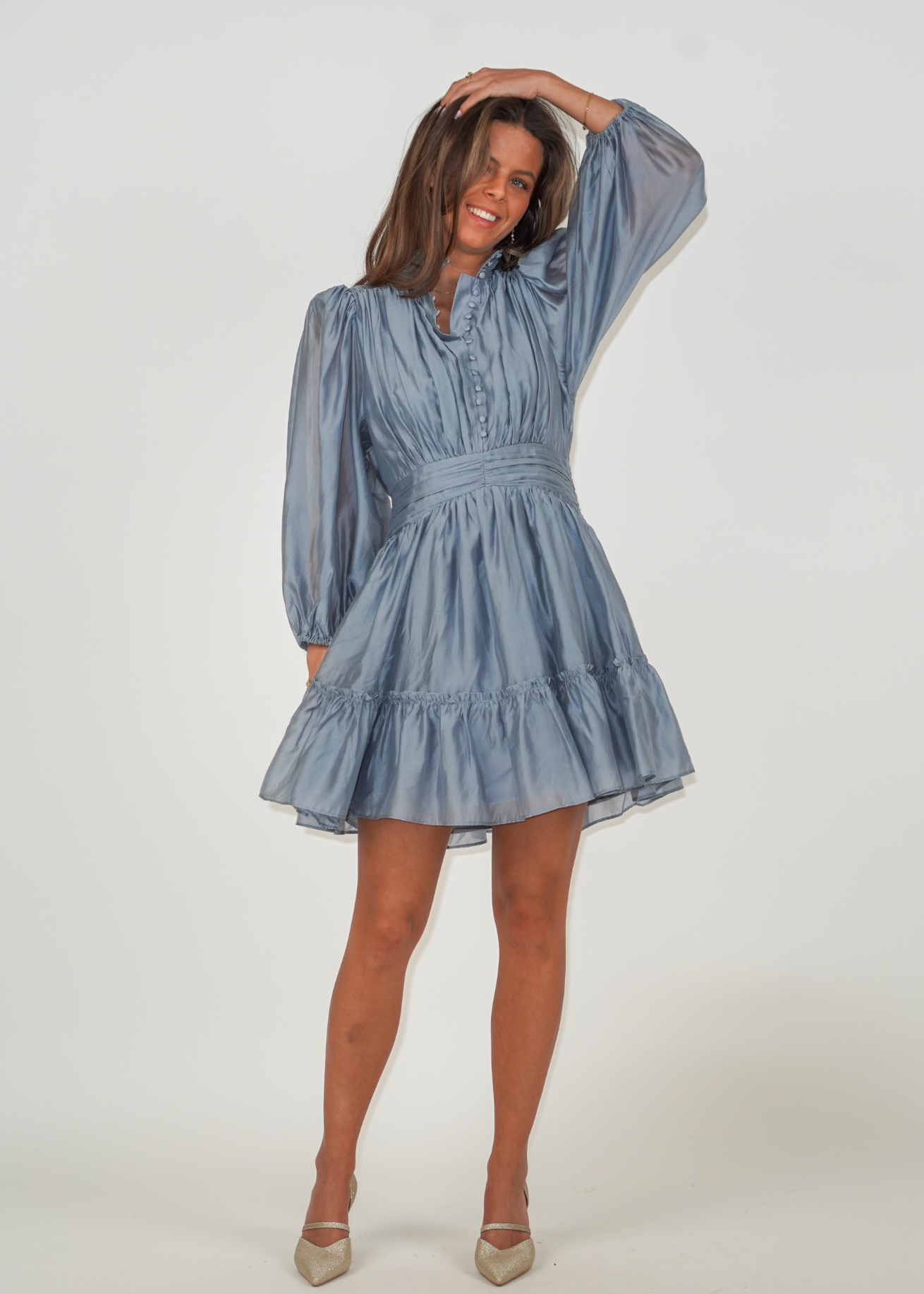 Vanity Dress - Dusty Blue