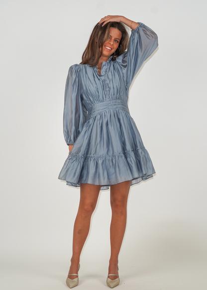 Vanity Dress - Dusty Blue