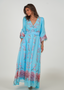 Golightly Queen kjole: Long - Blossom Print