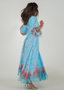 Golightly Queen kjole: Long - Blossom Print