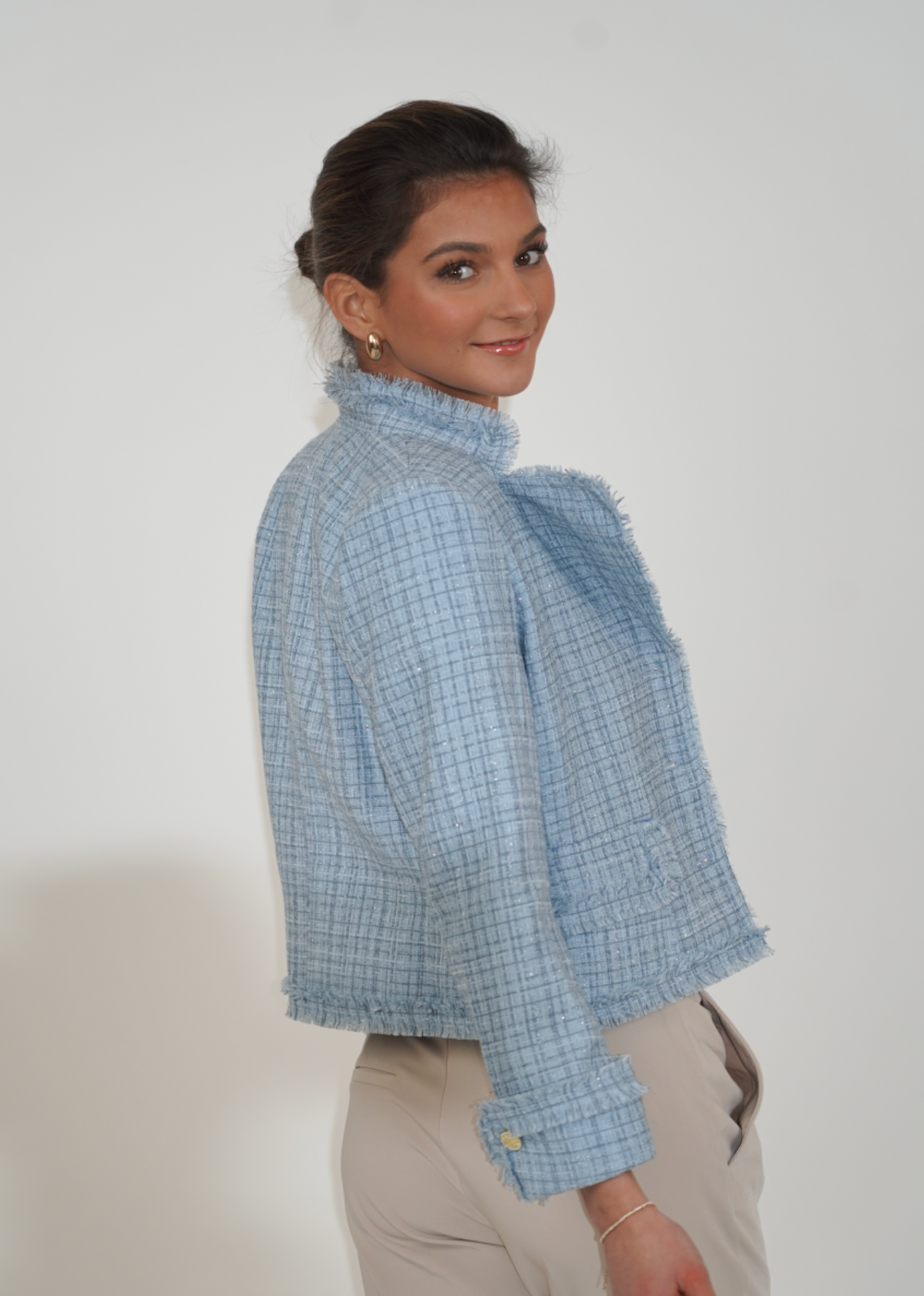 Tweed jacket - Light Blue