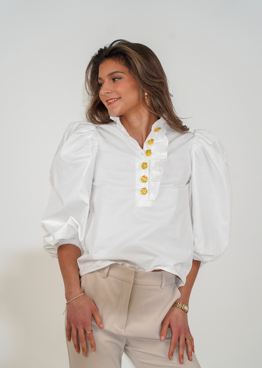 Blusa Sally - Blanco