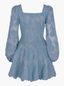 Golightly Sophie Lace kjole - Dusty Blue