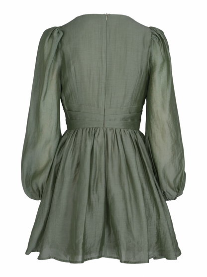 Maeve Dress - Dusty Green