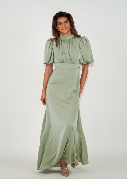 Holly dress: Long - Green