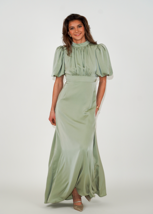 Holly dress: Long - Green