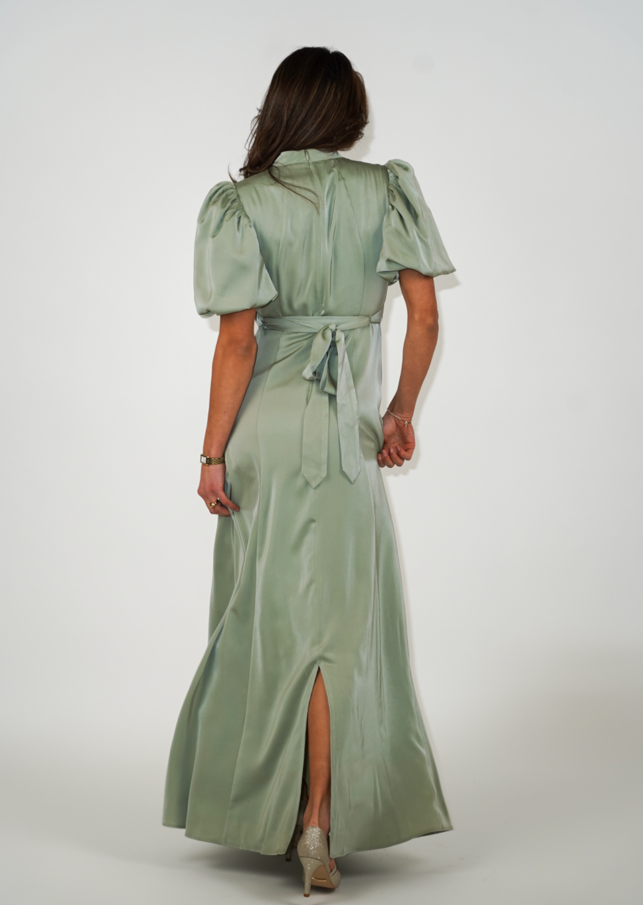 Holly dress: Long - Green