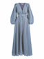 Golightly Queen Kjole: Long - Dusty Blue