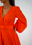 Golightly Queen kjole: Long - Orange