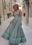Golightly Cosette kjole - Green Lace