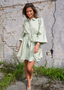 Golightly Abril Kjole - Green Linen