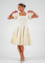 Golightly Elina Lace Kjole - Créme White