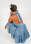 Golightly Princess Lace Kjole - Dusty Blue