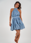 Golightly Princess Lace Kjole - Dusty Blue