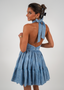 Golightly Princess Lace Kjole - Dusty Blue