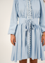 Golightly Abril Kjole - Blue Linen