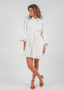 Golightly Abril Kjole - White Linen