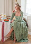 Golightly Cosette kjole - Green Lace