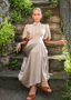 Golightly Holly kjole: Long - Champagne