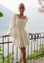 Golightly Sophie Lace kjole - Crème White