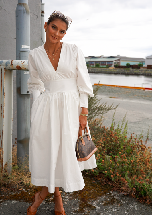 Golightly Riviera kjole - White