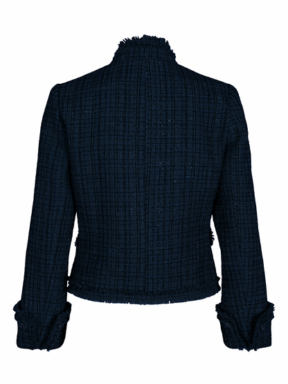 Golightly Tweed Jacket - Navy