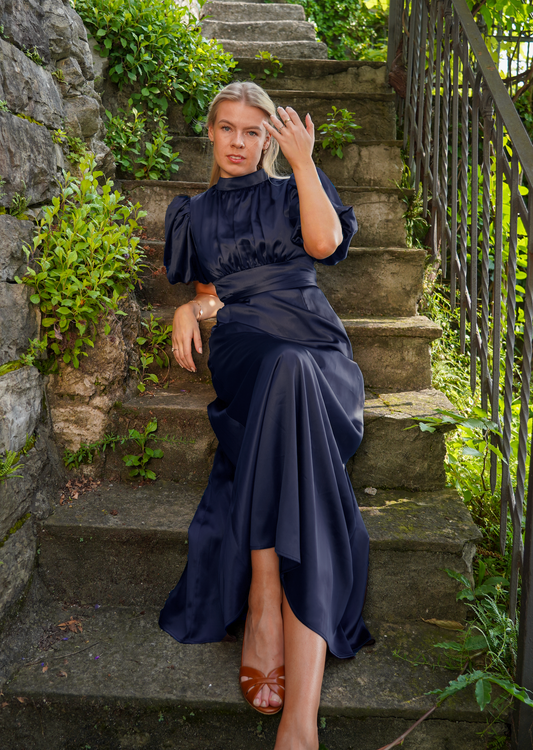 Golightly Holly kjole: Long - Navy
