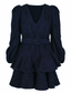 Golightly Wavy Kjole - Midnight Blue
