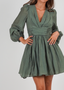 Golightly Maeve Kjole - Hunter Green