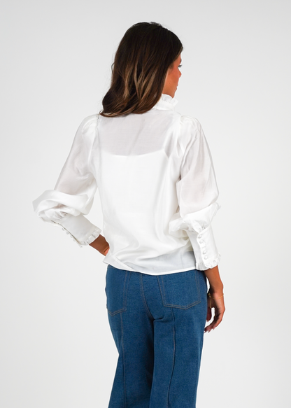 Golightly Wisteria Blouse - White