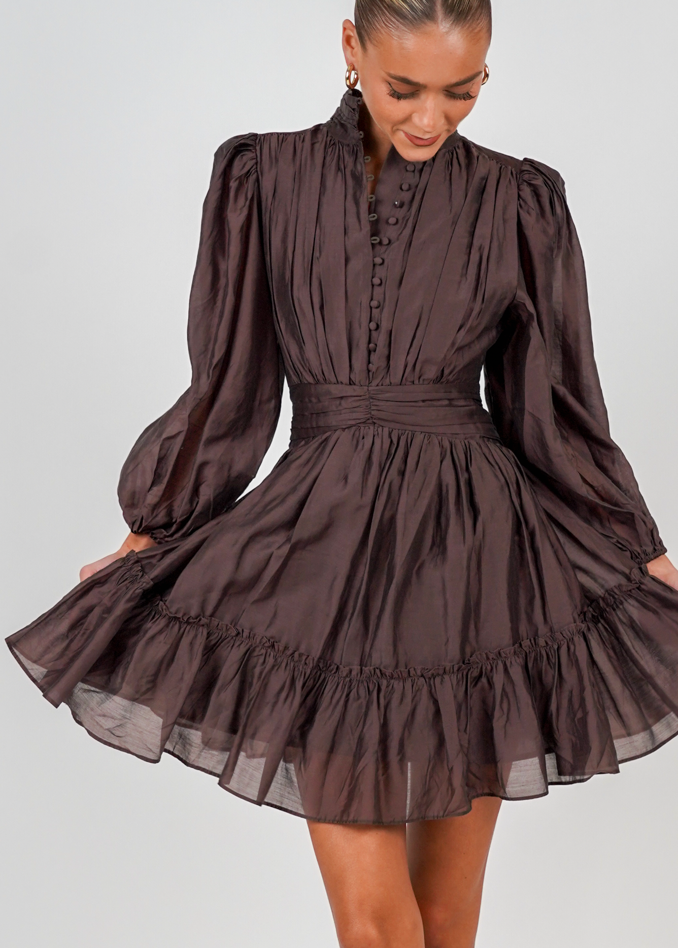 Golightly Vanity Kjole - Coffee Brown