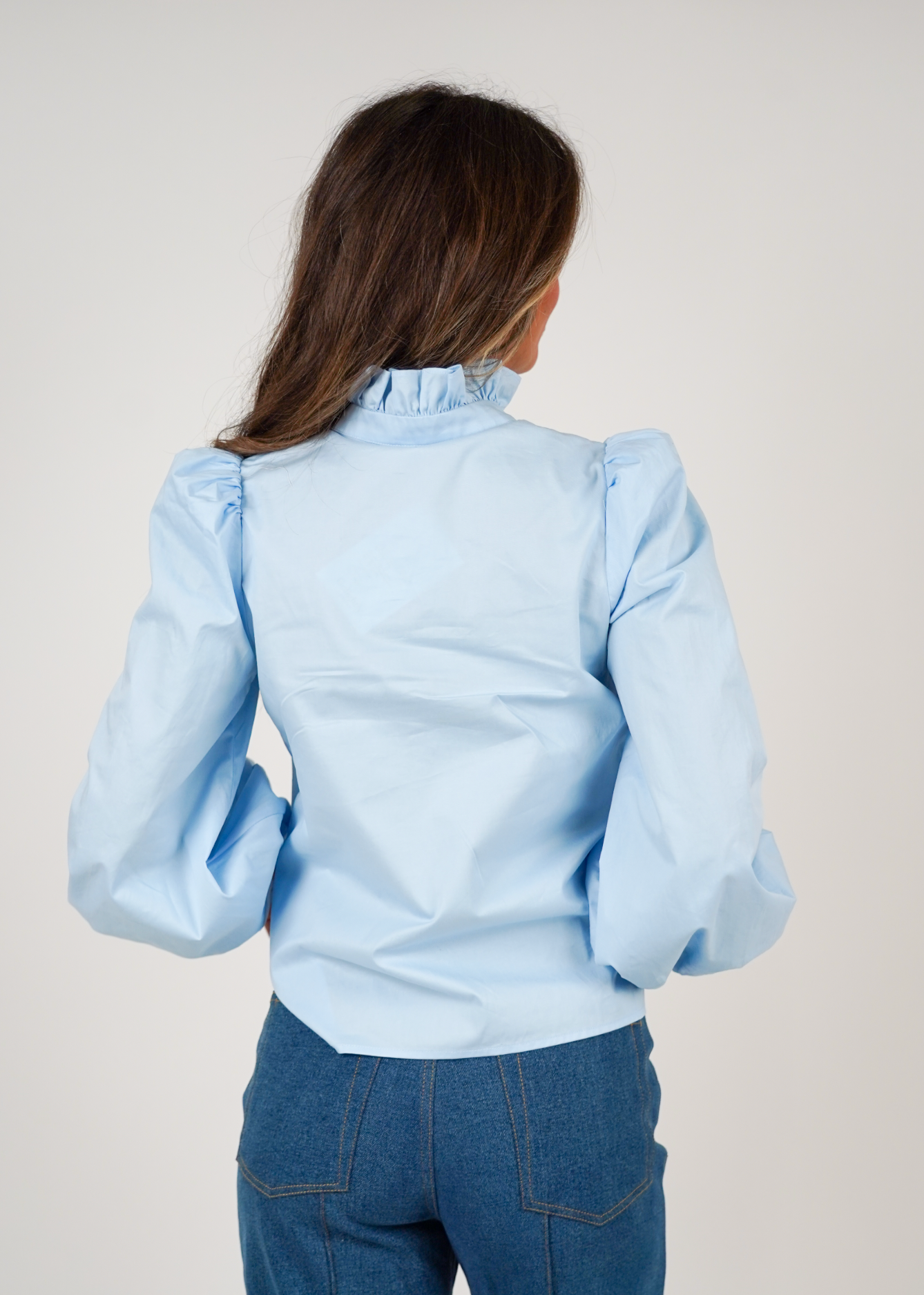 Golightly Sally Blouse - Light Blue